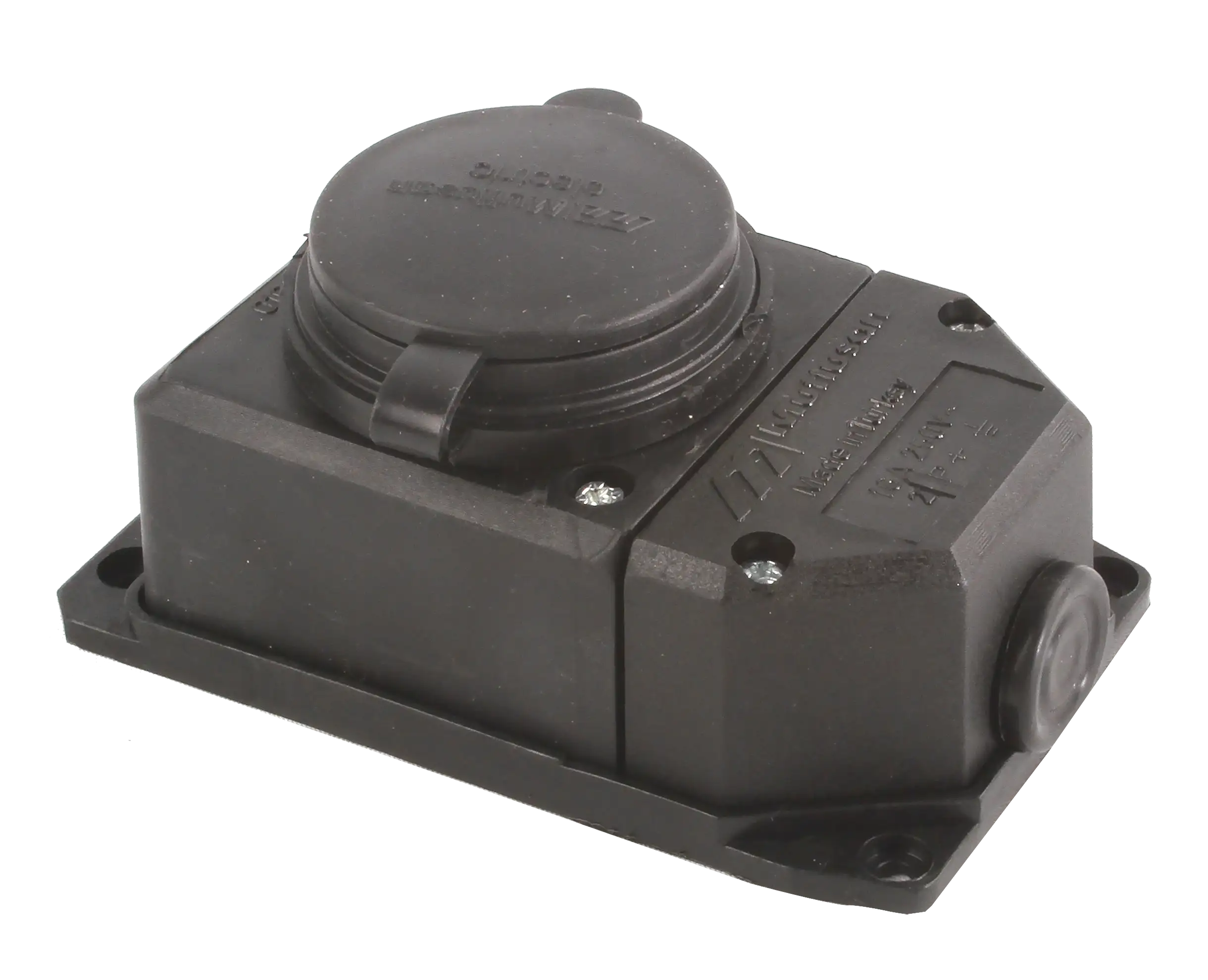 Mutlusan - 1X16A Monophase Grounded Wall Socket Mutlusan - 1X16A Monophase Grounded Wall Socket