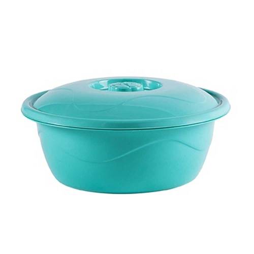 Wavy Design Washbowl With Cover
