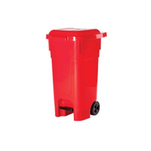 Lux Pedal Trash Container with Wheels