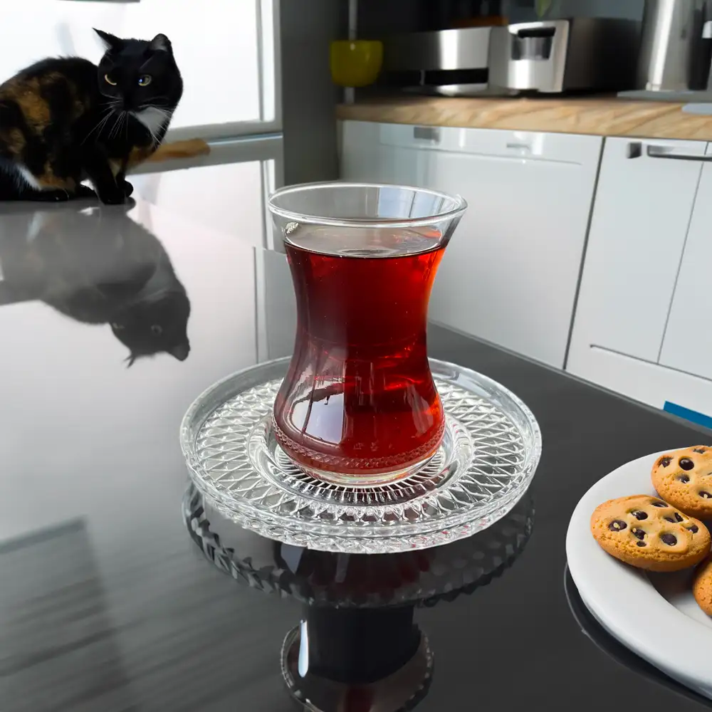 6'lı Çay Tabağı - Thumbnail