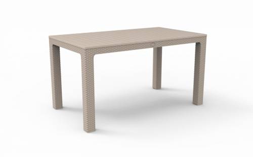80x140 Rattan Trend Lux (ohne Glas) Tisch