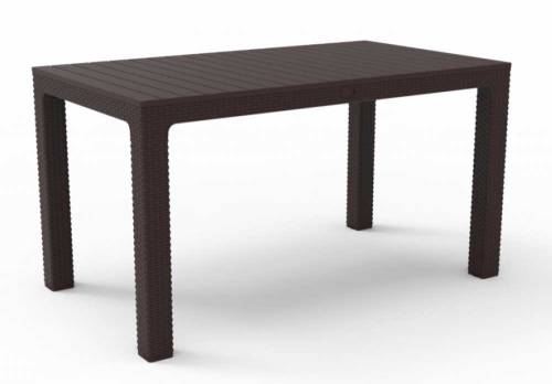 80x140 Rattan Trend Lux Table (Without Glass)