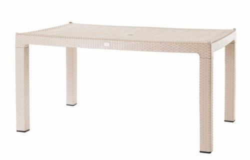 90x150 Rattan Trend Lux Table (Without Glass)