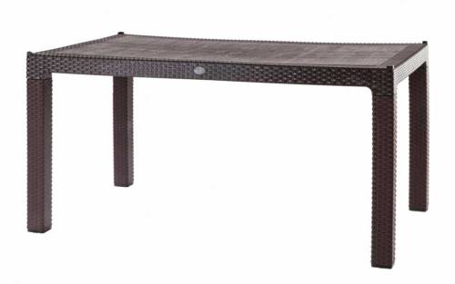 90x150 Rattan Trend Lux Table (Without Glass)