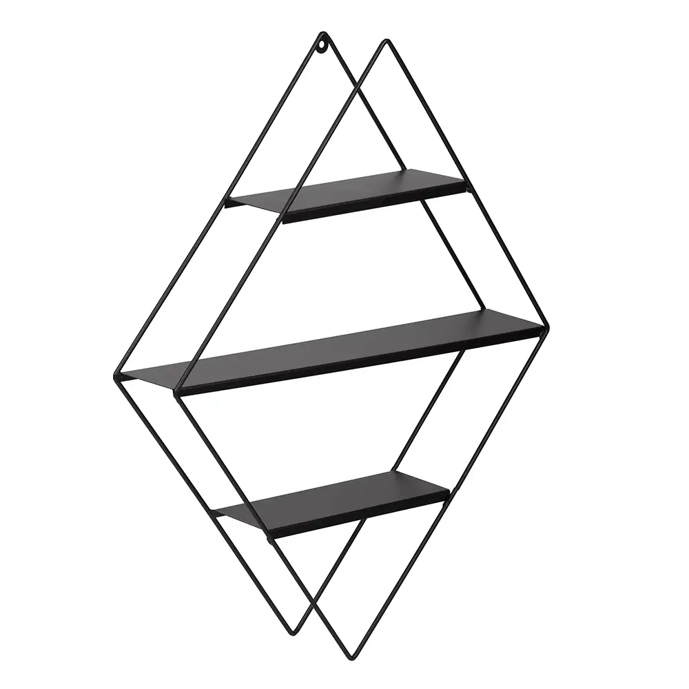 Uyan Home - Baklava Şekilli Duvar Rafı (Metal Sac Raflı) Uyan Home - Baklava Şekilli Duvar Rafı (Metal Sac Raflı)