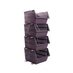 Violet House - Bamboo 4 Storey Vegetable Rack Violet House - Bamboo 4 Storey Vegetable Rack