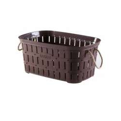 Bamboo 40 Lt Basket with Rope - Thumbnail