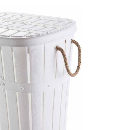 Bamboo Laundry Basket With Rope