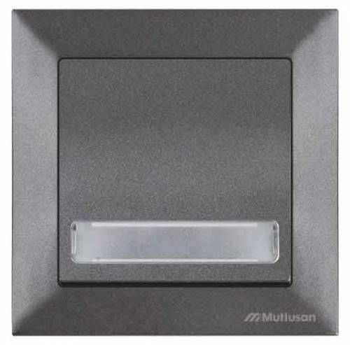 Candela Illuminated 1 G 1 W Switch with Label White with Screw