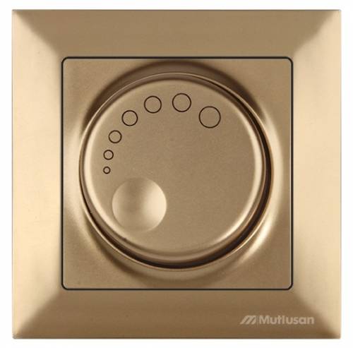 Candela RL Illuminated Dimmer White (1000W) with Screw