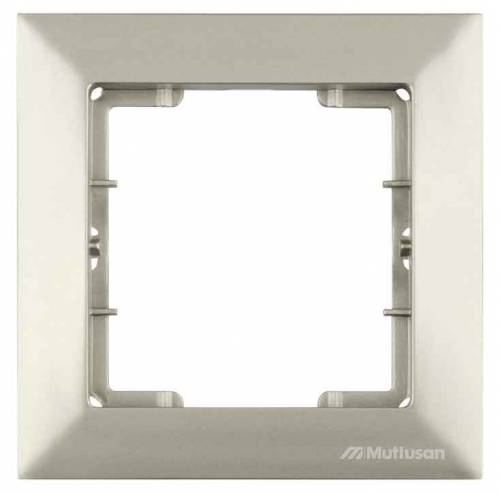 Candela White 1 Gang Frame
