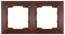 Candela White 2 Gang Horizontal Frame - Thumbnail