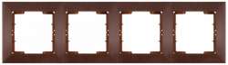 Candela White 4 Gang Horizontal Frame - Thumbnail