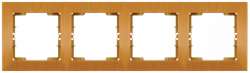 Candela White 4 Gang Horizontal Frame - Thumbnail