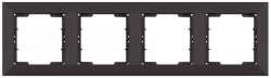 Candela White 4 Gang Horizontal Frame - Thumbnail