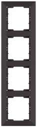 Candela White 4 Gang Vertical Frame - Thumbnail