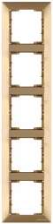 Candela White 5 Gang Vertical Frame - Thumbnail