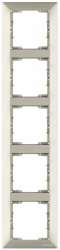Candela White 5 Gang Vertical Frame - Thumbnail