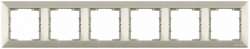 Candela White 6 Gang Horizontal Frame - Thumbnail