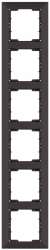 Candela White 6 Gang Vertical Frame - Thumbnail