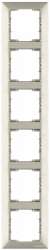 Candela White 6 Gang Vertical Frame - Thumbnail