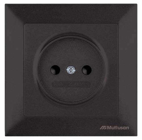 Candela White Socket Outlet with Child Protection Non-Earhted