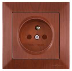 Candela White UPS (French) Socket (Child Protection) - Thumbnail