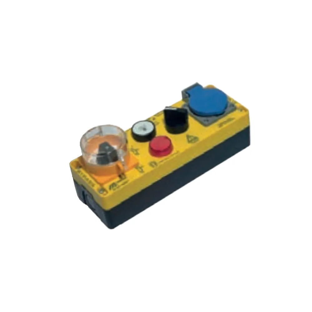 Mutlusan - Control Box (By Pass Lamp Button (1NO) 24V 24V Led Reg. On (1NO) 16A Covered Socket Combination)