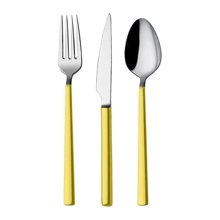Cubuk Gold Coated Cutlery Set