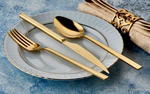 Cubuk Titanium Coated Cutlery Set