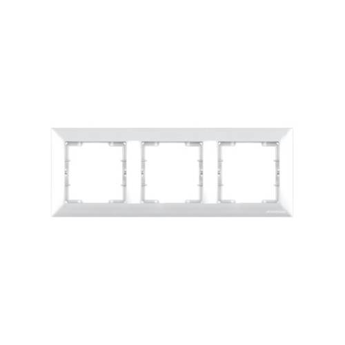 Daria 3 Gang Frame White