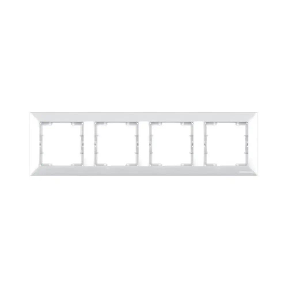 Daria 4 Gang Frame White - Thumbnail