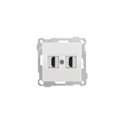 Daria Data Socket 2*Hdmi White - Thumbnail