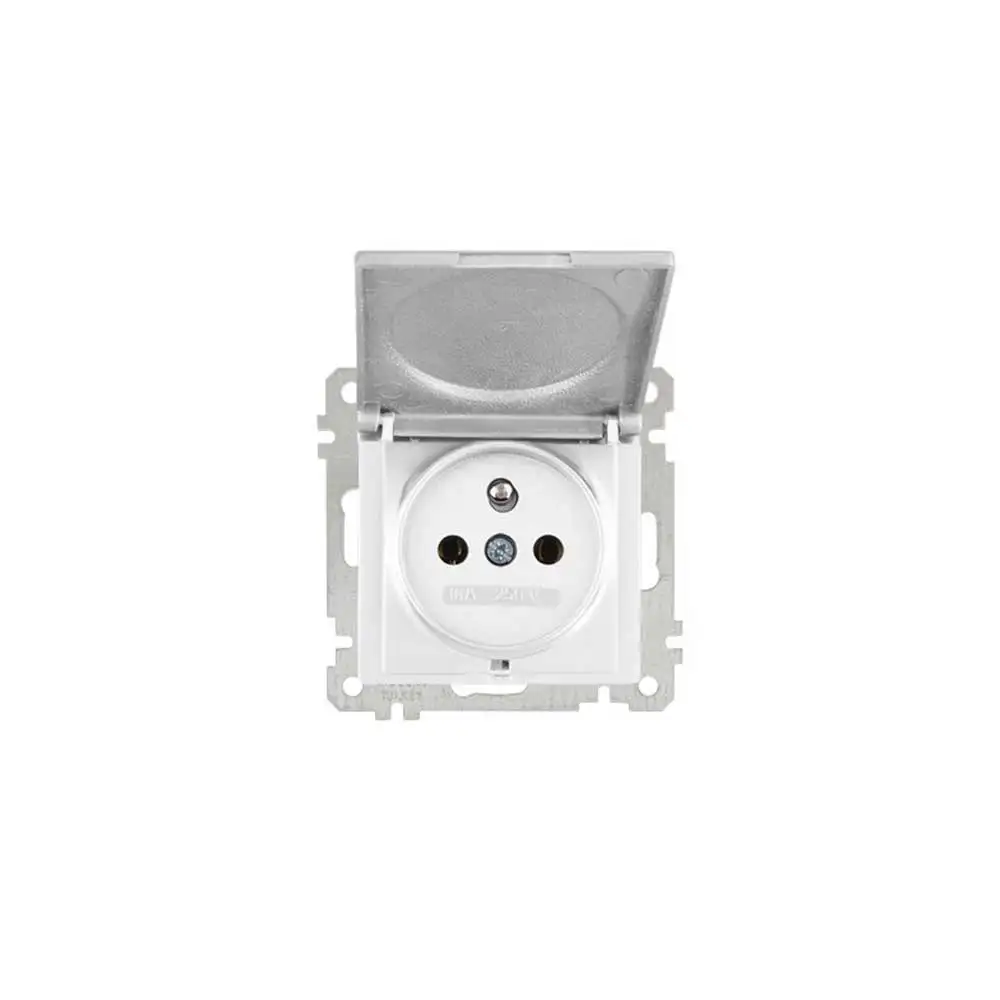 Daria Ups (French) Socket with Cover White