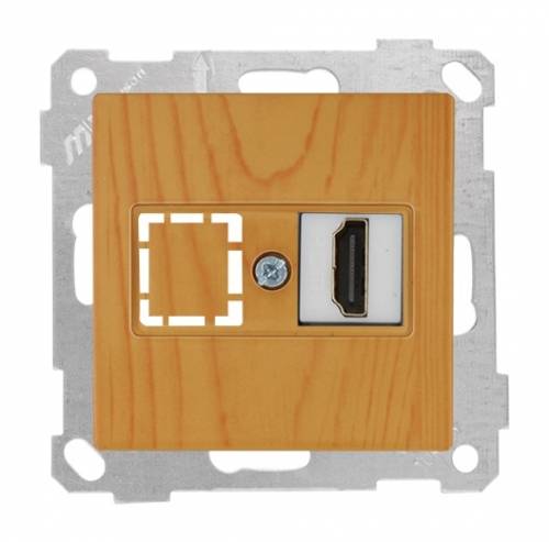 Data Socket 1*HDMI Socket (mech+plate) White