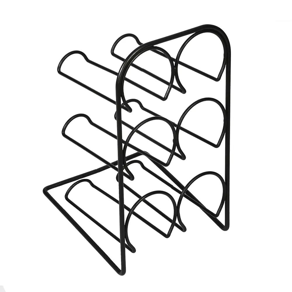 Uyan Home - Dekoratif Tel Şaraplık (6 Raflı)