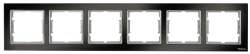 Elitra Chrome 2 Gang Horizontal Frame Bright Smoked-Smoked - Thumbnail