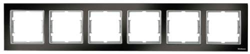 Elitra Chrome 2 Gang Horizontal Frame Bright Smoked-Smoked