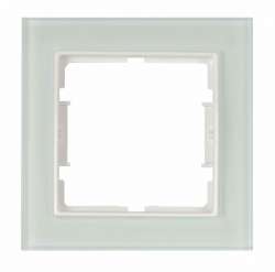 Одинарная рамка (Белое стекло) - Thumbnail