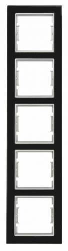 2-ая вертикальный рамка (черное стекло)