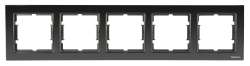 Elitra - Elitra Metal 1 Gang Frame Bright Smoked-Silver