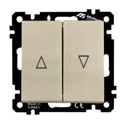 EP - Blind Switch (Control Switch) White Easy Connection - Thumbnail