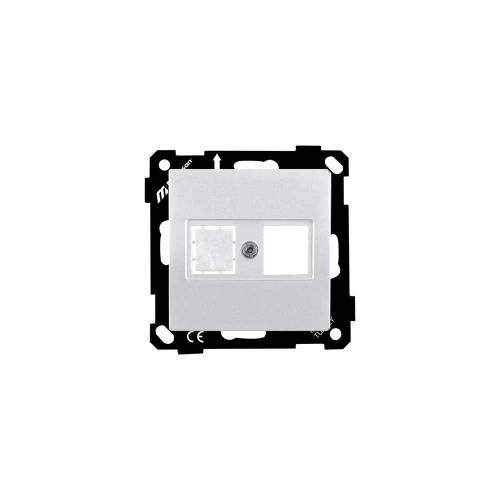 EP - Data Socket 1*RJ45 (Without Connector) White