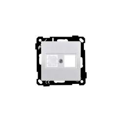 Компьютерная Розетка 1*RJ45, Белый цвет - Thumbnail