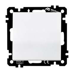 EP - Double Pole Switch White (with screw) - Thumbnail