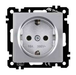 EP - Earthed Socket Outlet White - Thumbnail
