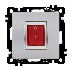EP - Elitra Heater Switch White with Screw - Thumbnail