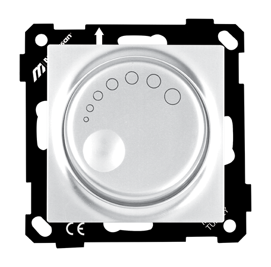 EP - Illuminated Dimmer White (600W) with Screw - Thumbnail