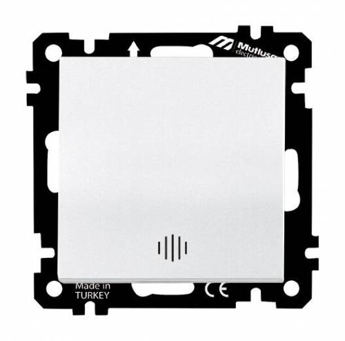 EP - Illuminated One (220V) Gang One Way Switch White Easy Connector