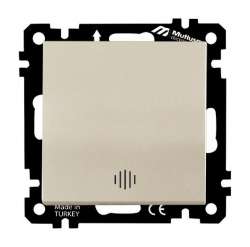 EP - Illuminated One (220V) Gang One Way Switch White with Screw - Thumbnail